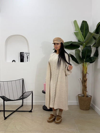 Coordinato TRECCIA in lana