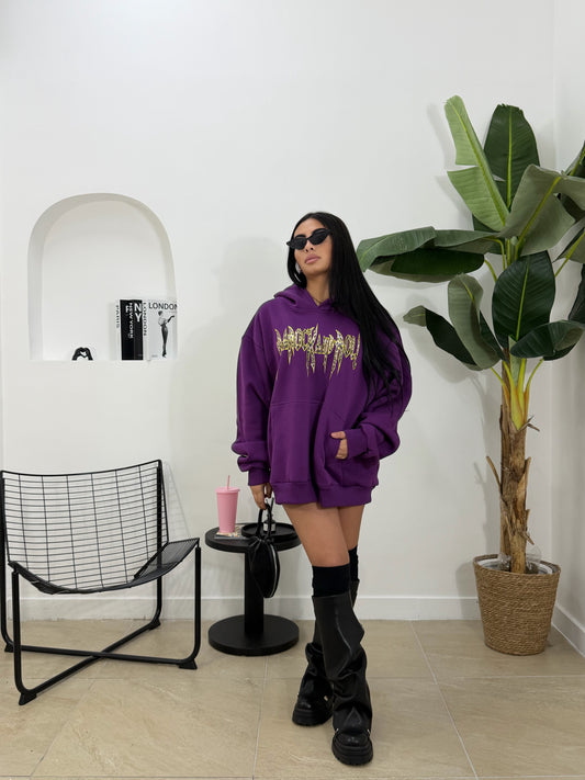 Maxi felpone  Barock viola