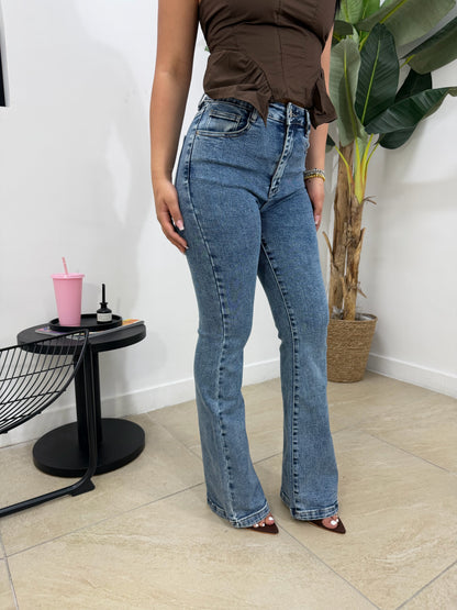 Jeans flare -6141