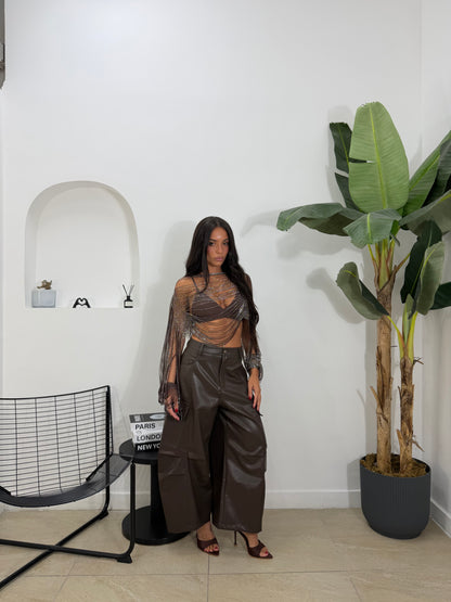 Pantalone Paraguaj marrone - 57284