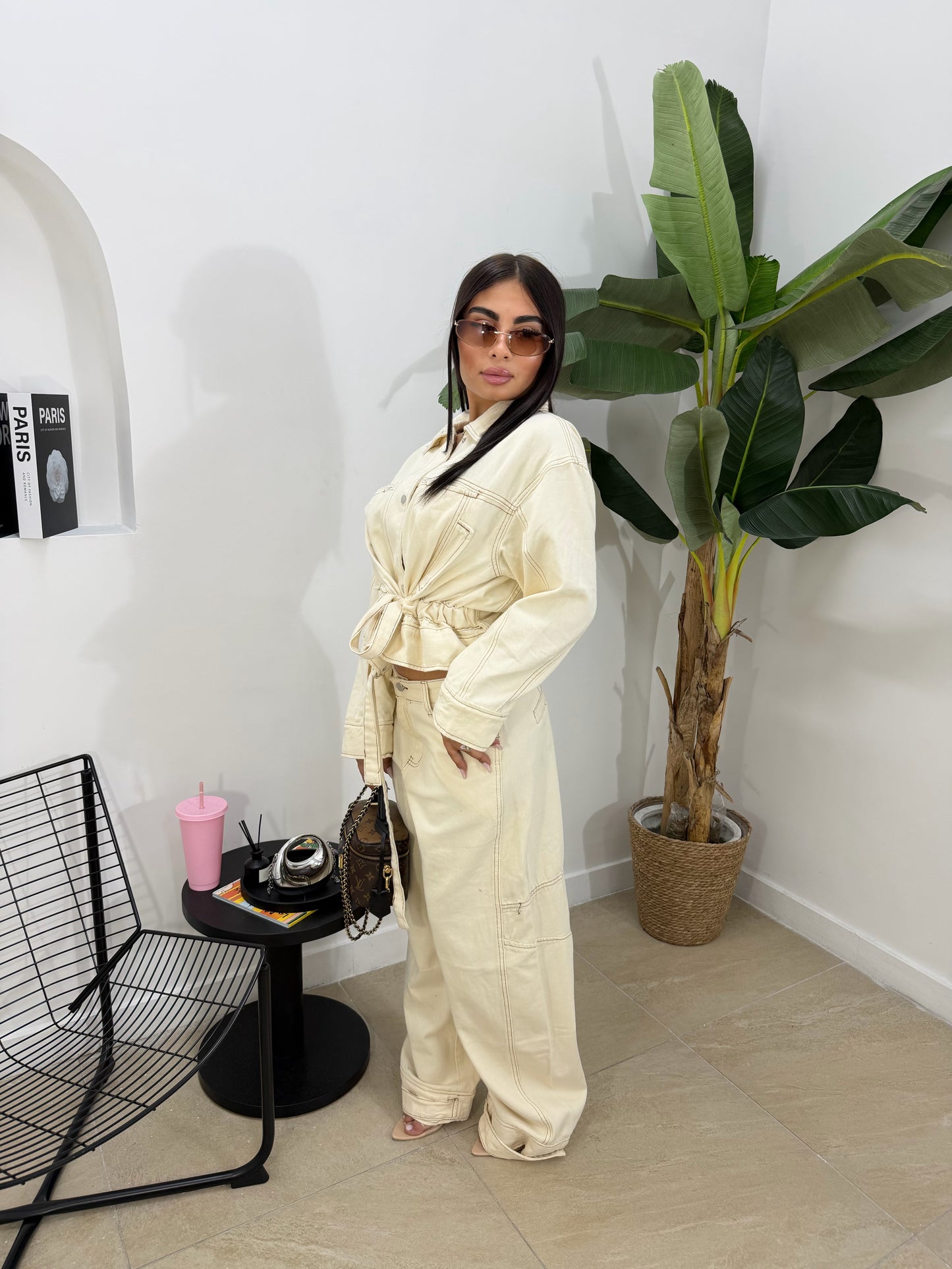 Coordinato denim kiraz panna -11588