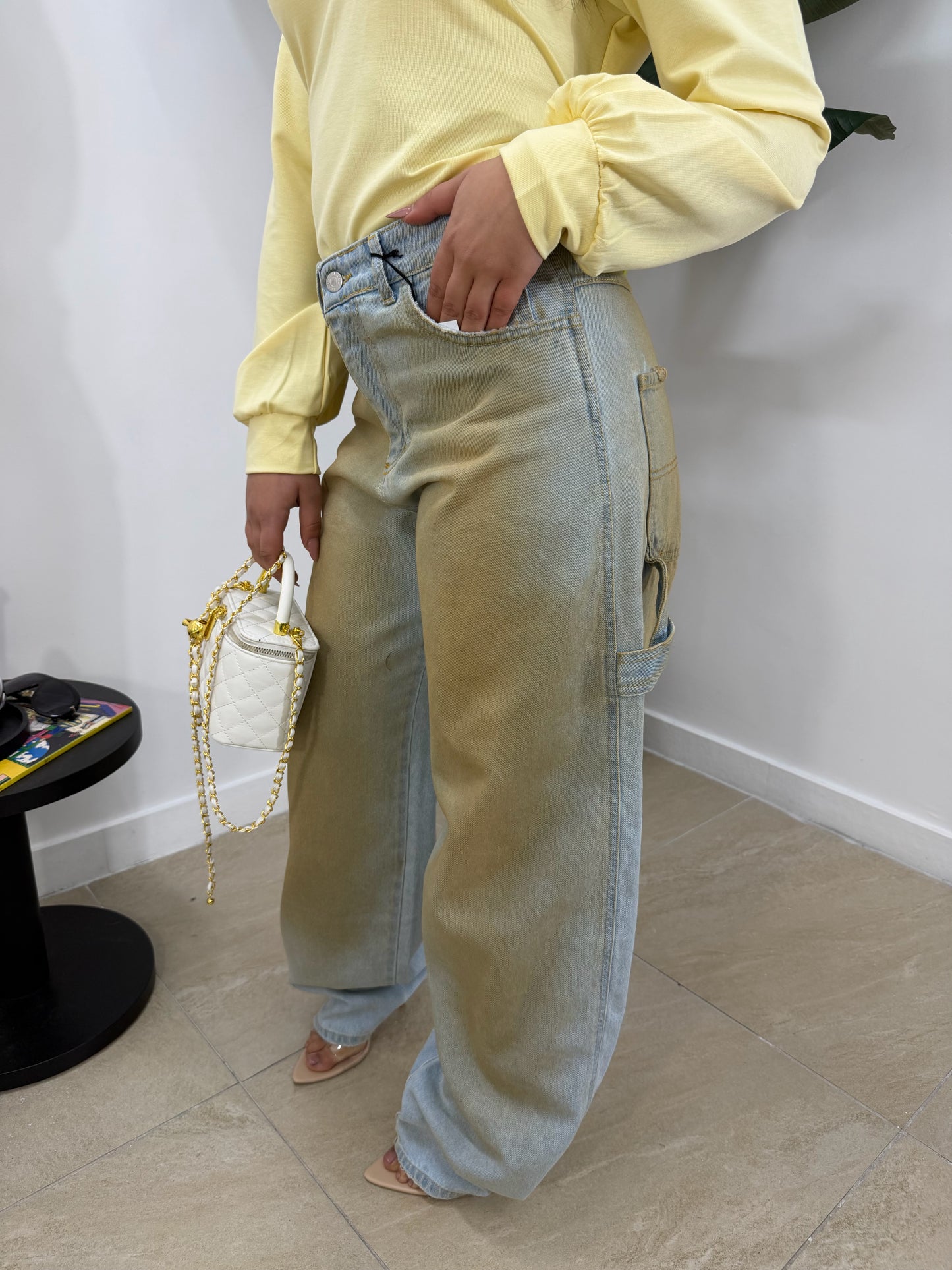 Jeans carpenter sabbiato -077