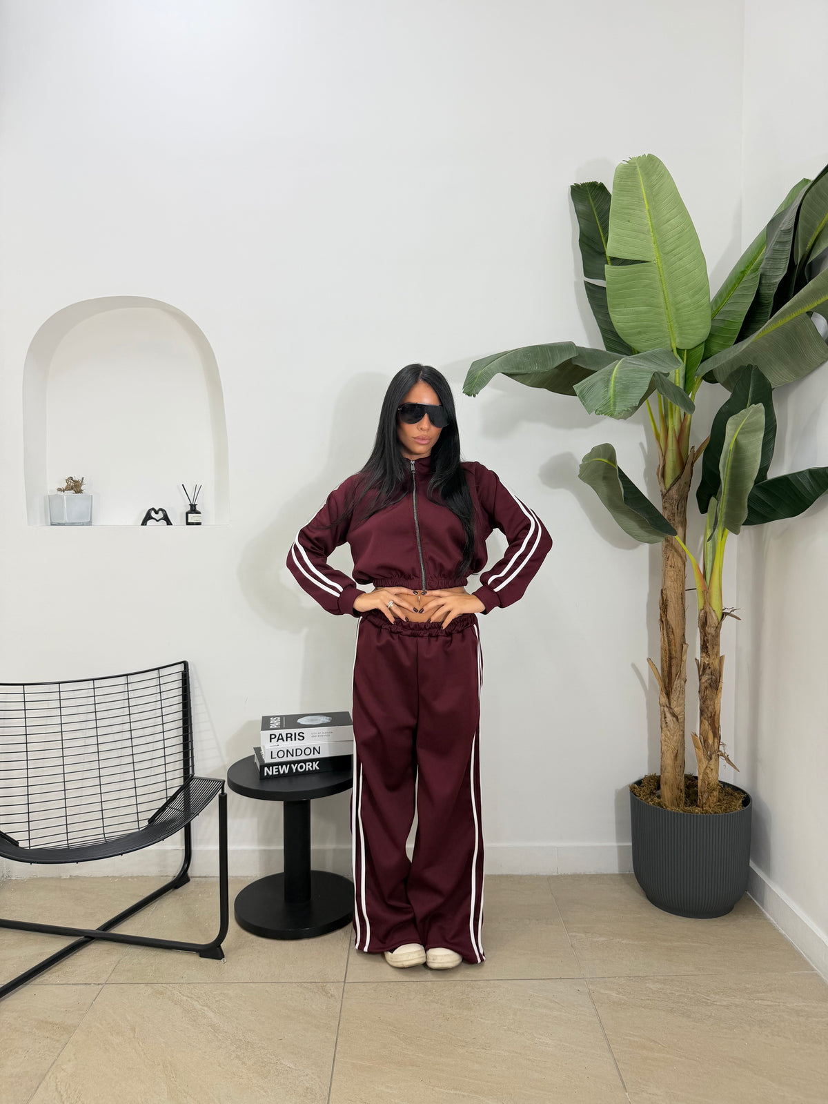 Coordinato nessy bordeaux - 13077
