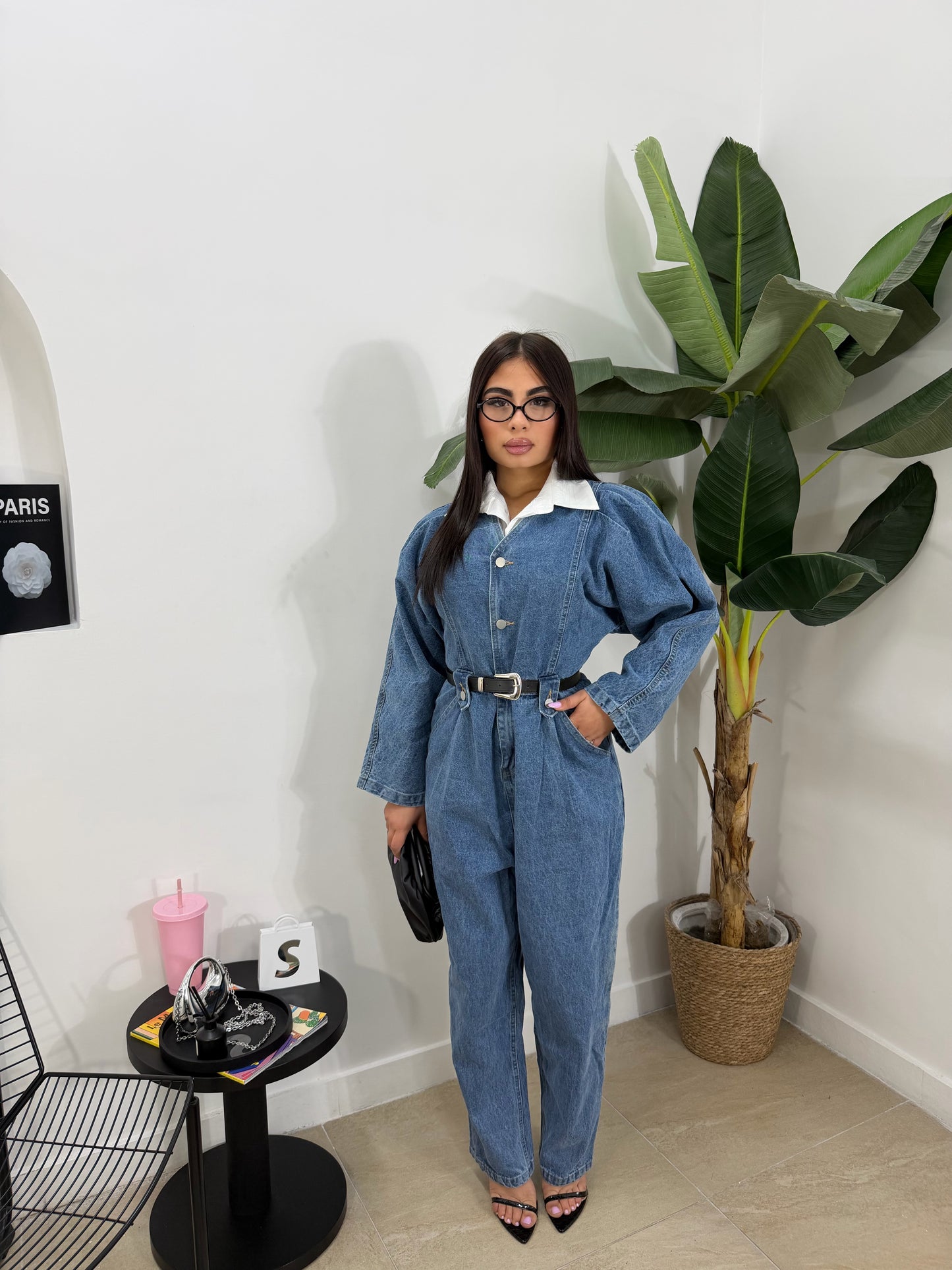 Jumpsuit camicia -9186