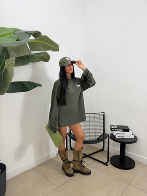 Maxi shirt time verde - 134