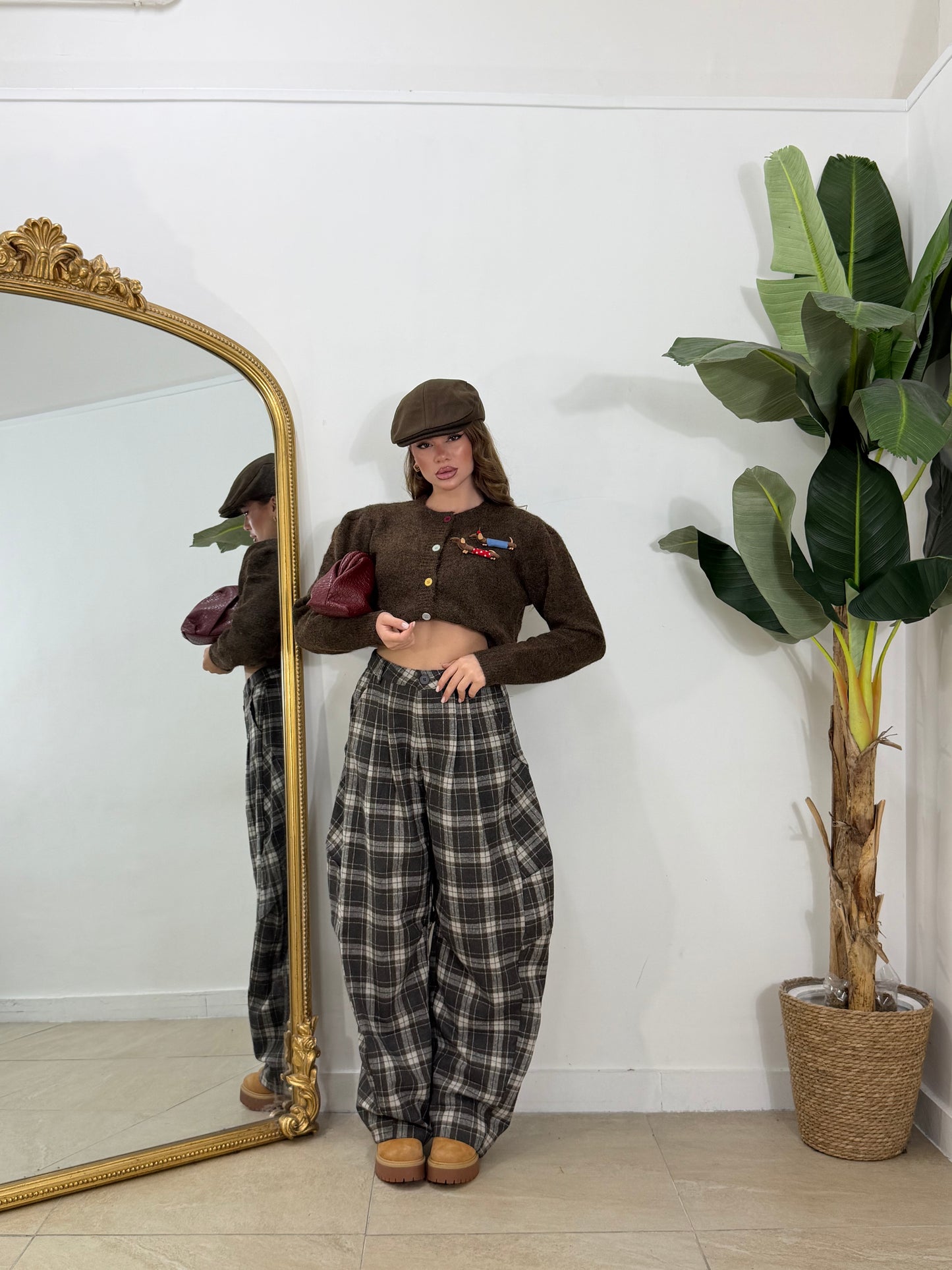 Pantalone quadroni ballon