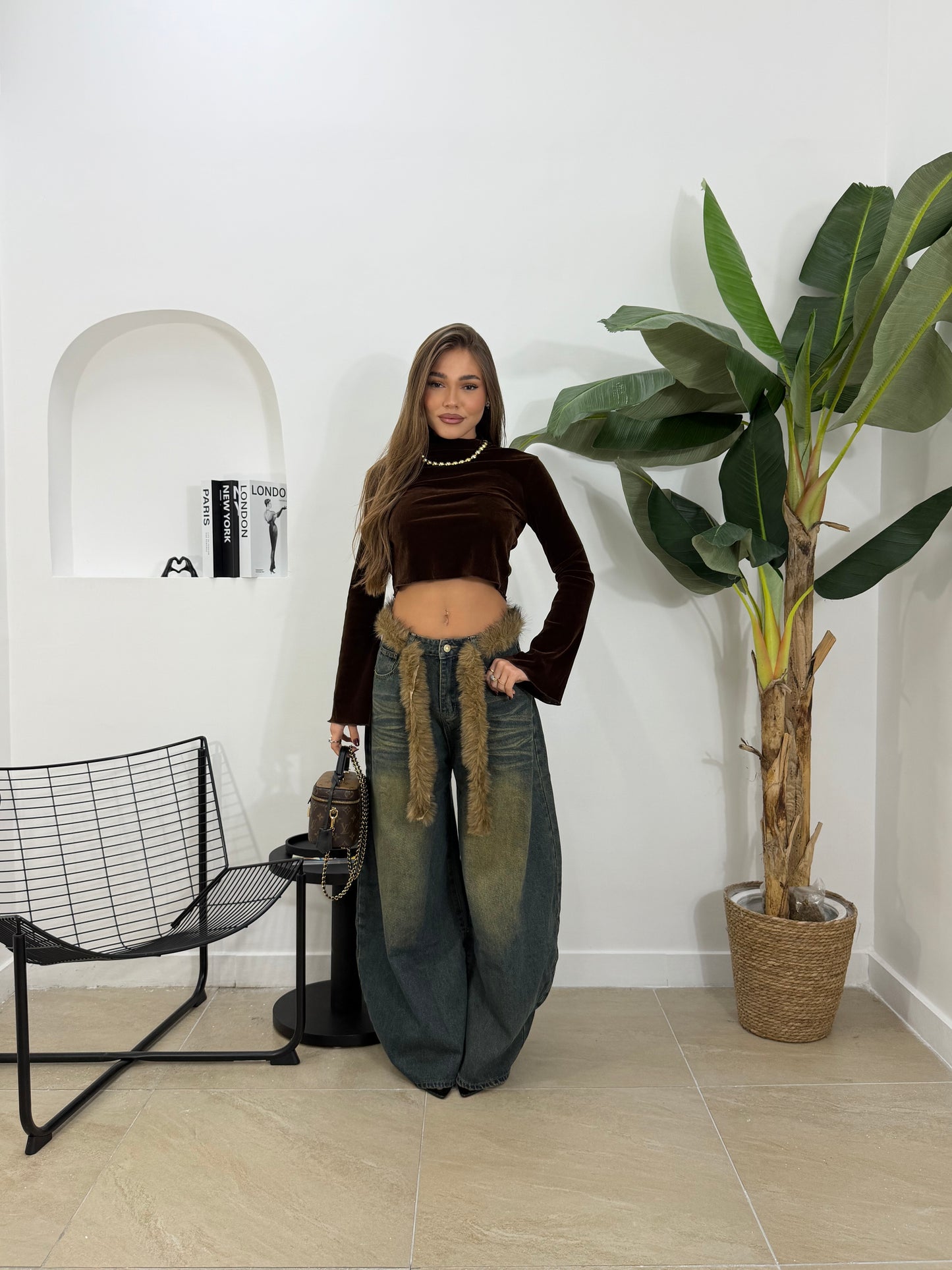 Jeans peluche -97116