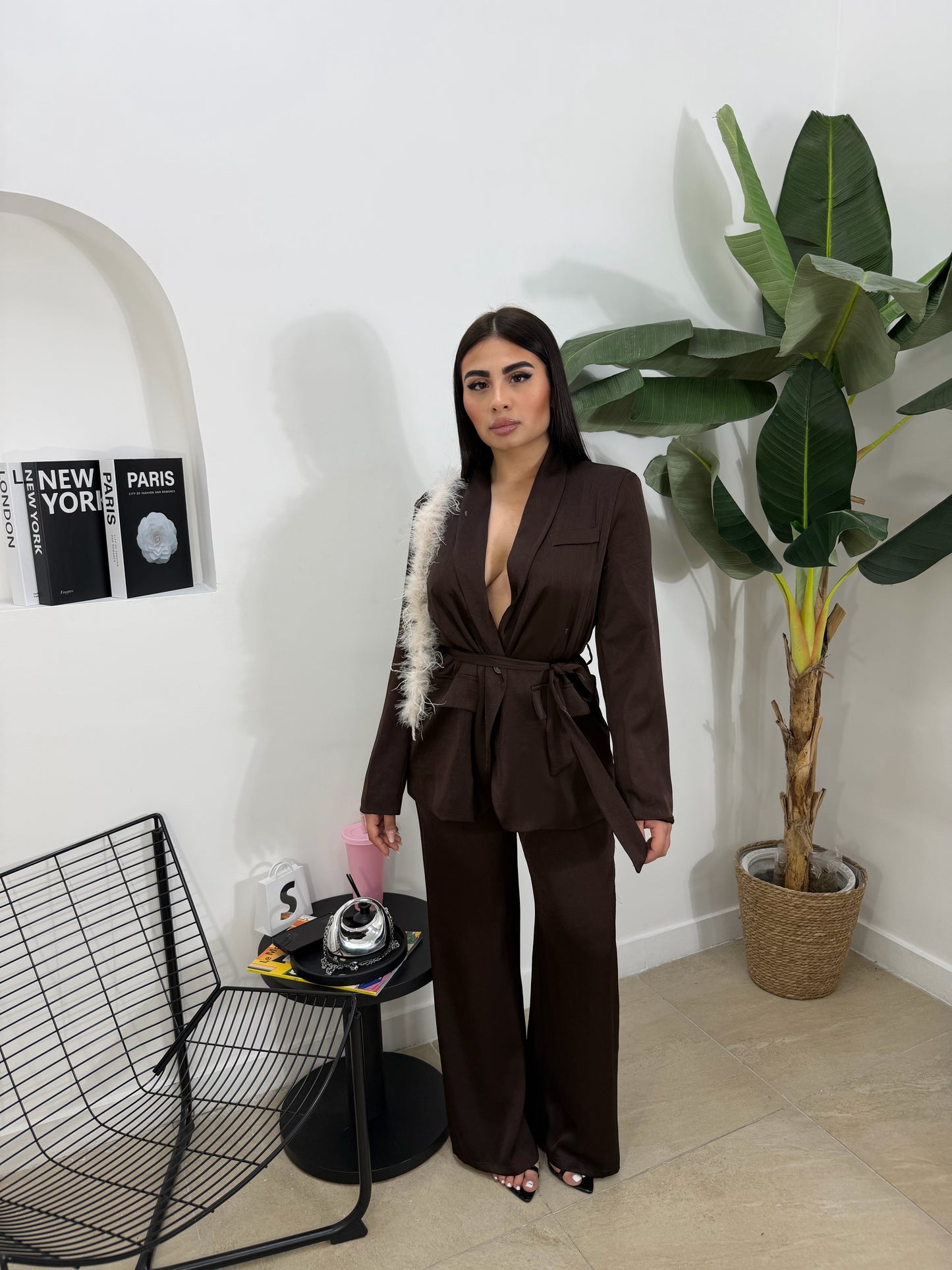 Tailleur plume -87112