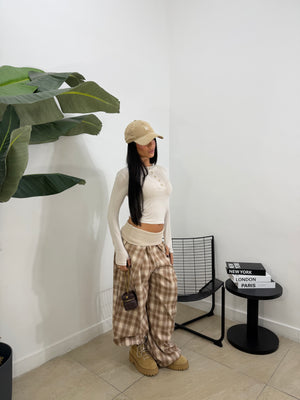 Pantalone pajama panna - 268380