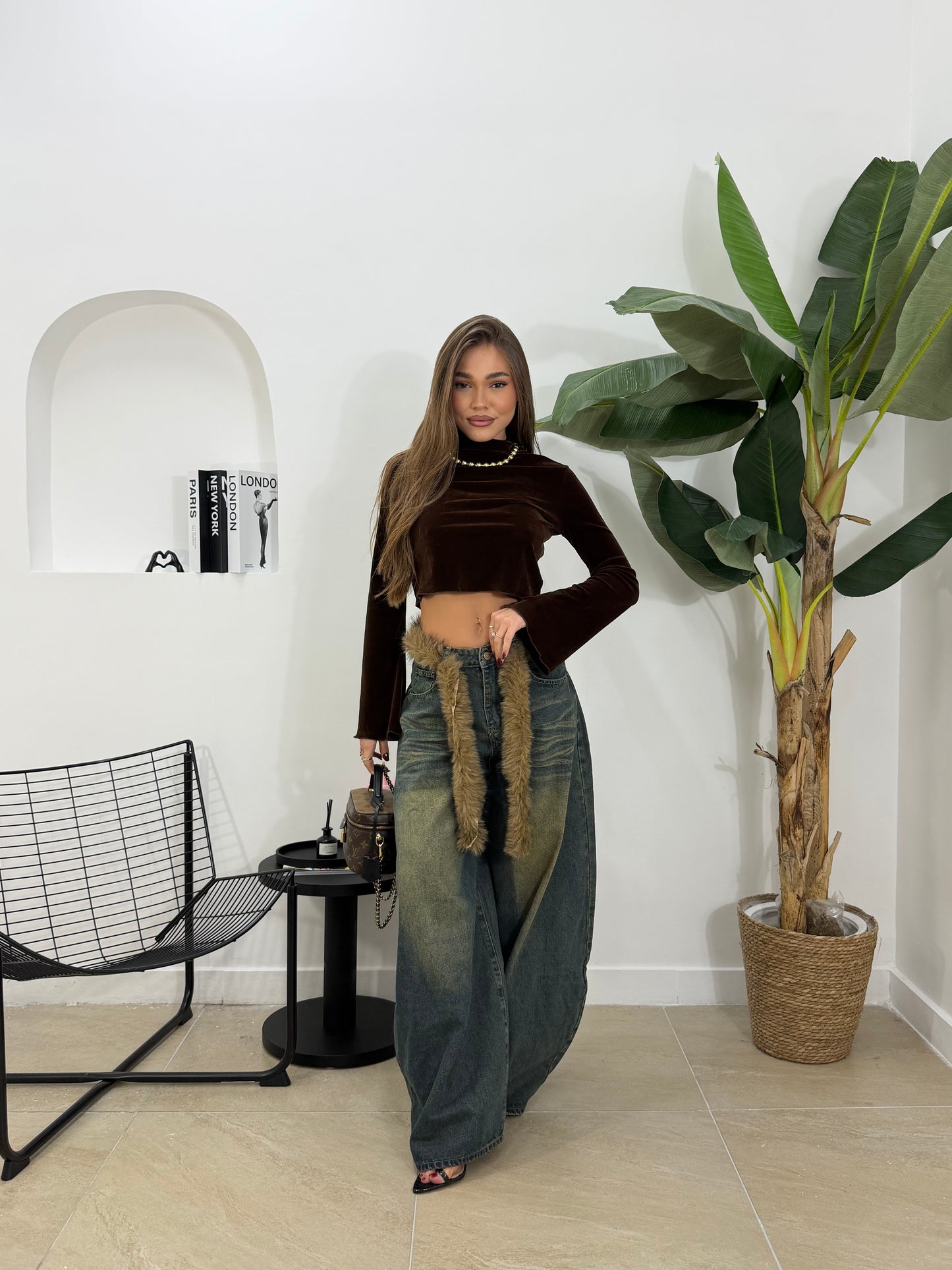 Jeans peluche -97116