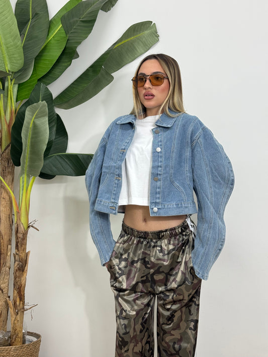 Giacca denim onde DY18