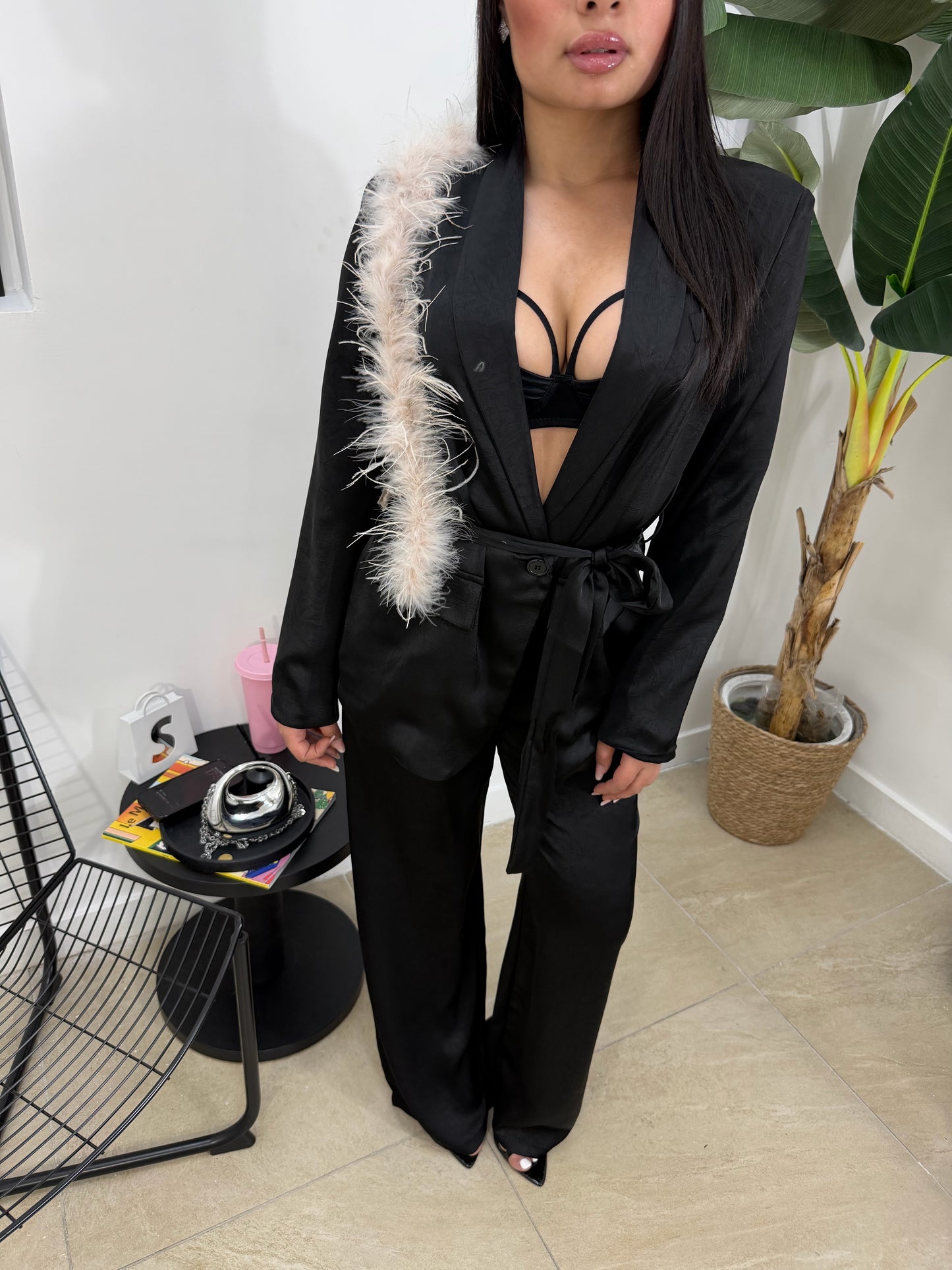 Tailleur plume -87112