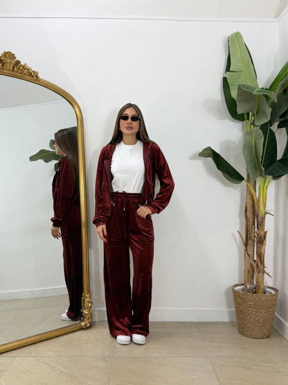 COORDIANTO tuta in ciniglia