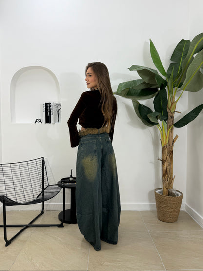 Jeans peluche -97116