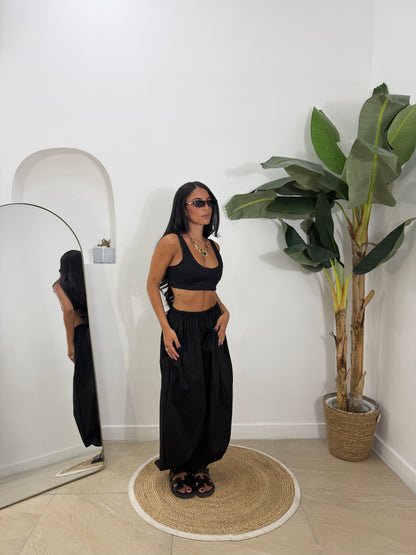 Coordinato julls nero -5847