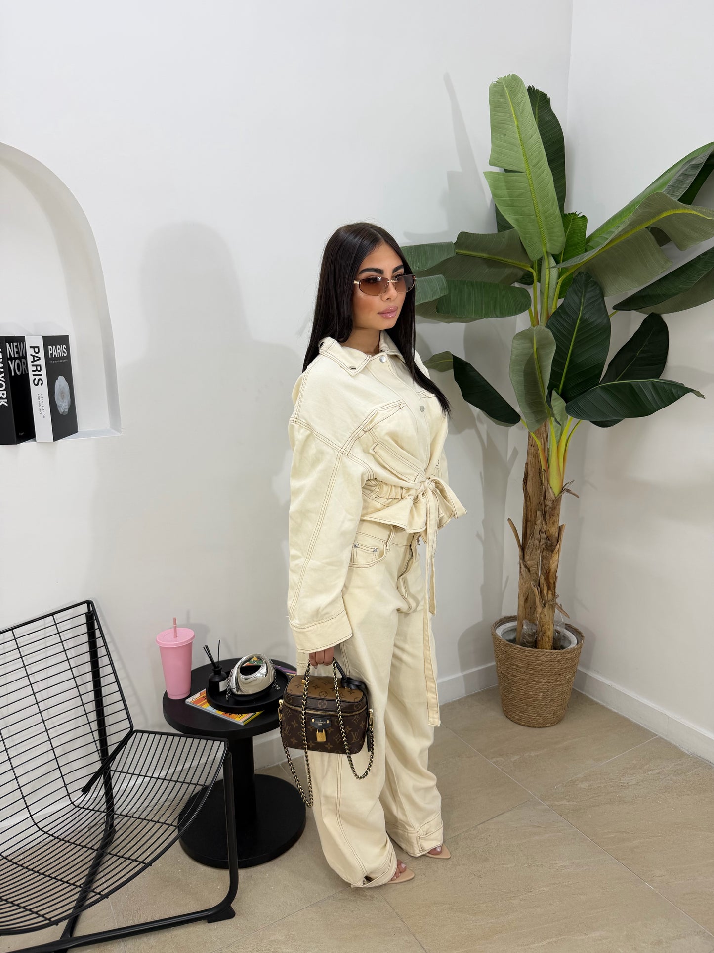 Coordinato denim kiraz panna -11588