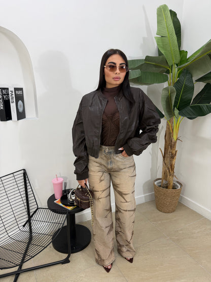 Jeans fumé marrone -976