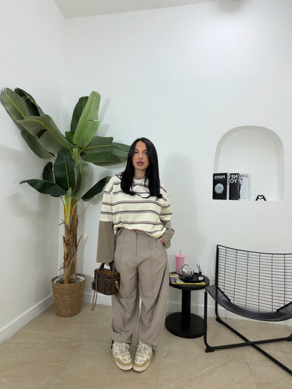 Pantalone ballon fango