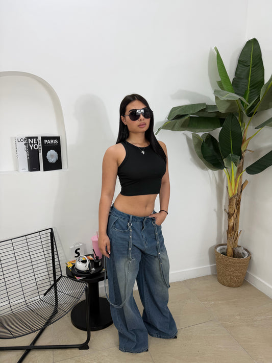 Jeans bretelle -2160
