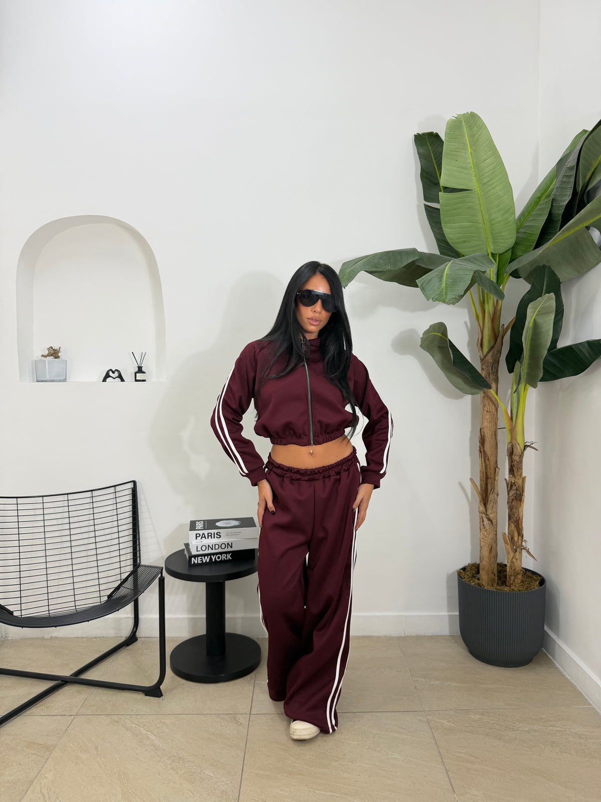 Coordinato nessy bordeaux - 13077