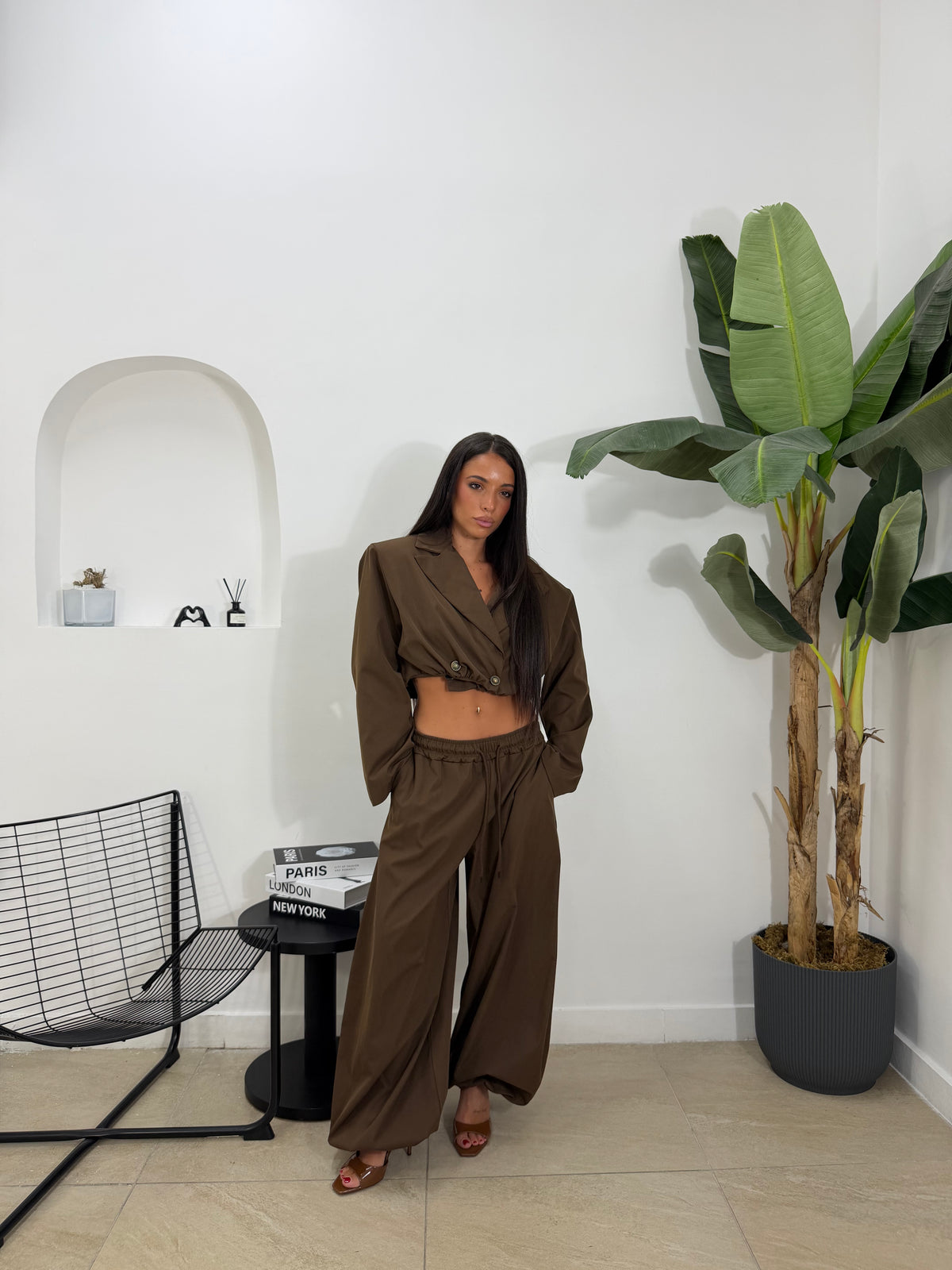 Coordinato aladin marrone -7182