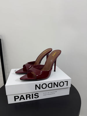 Sabot lucido bordeaux
