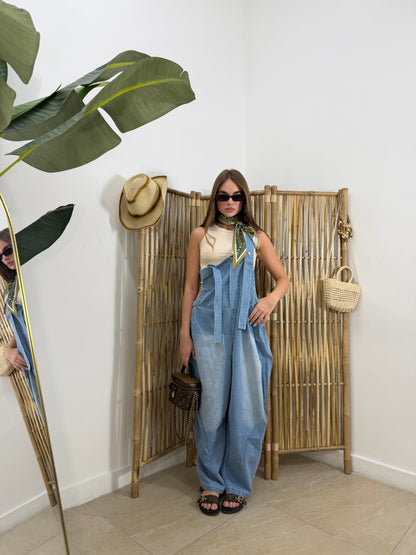 Jumpsuit ballon in denim - 10360