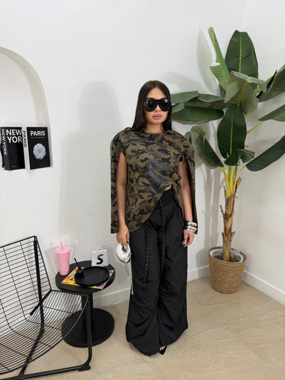 Pantalone bustino nero -10311