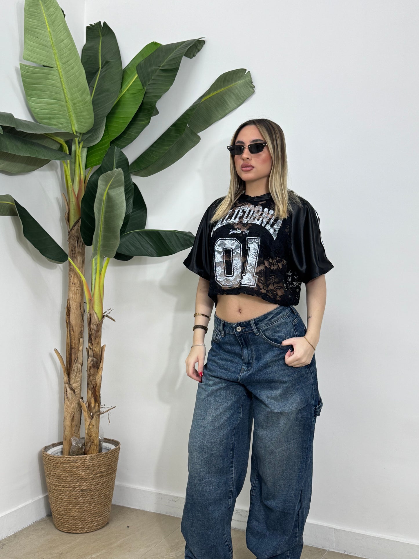 Shirt basket crop