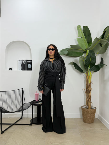 Pantalone fascia nero