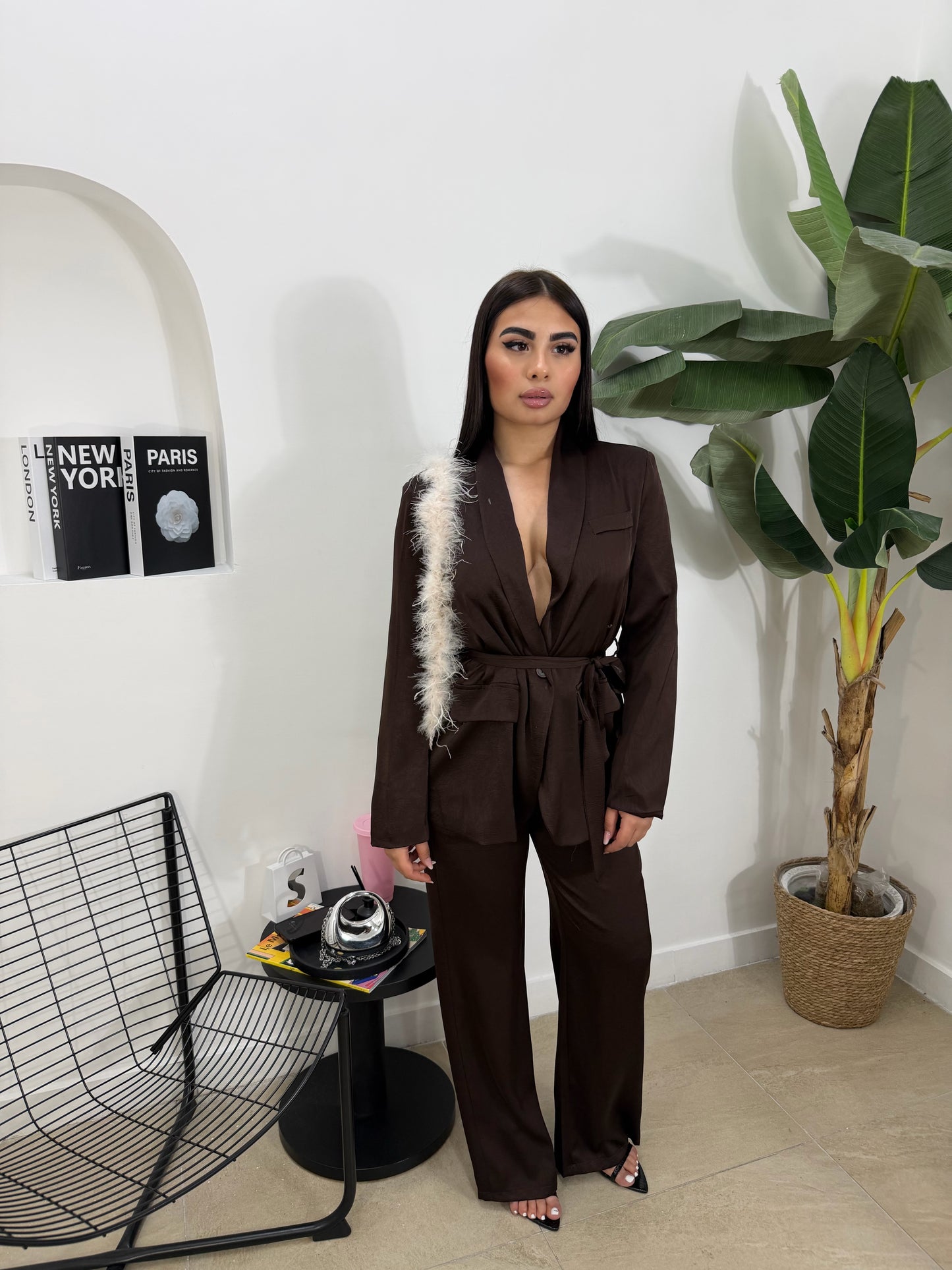 Tailleur plume -87112