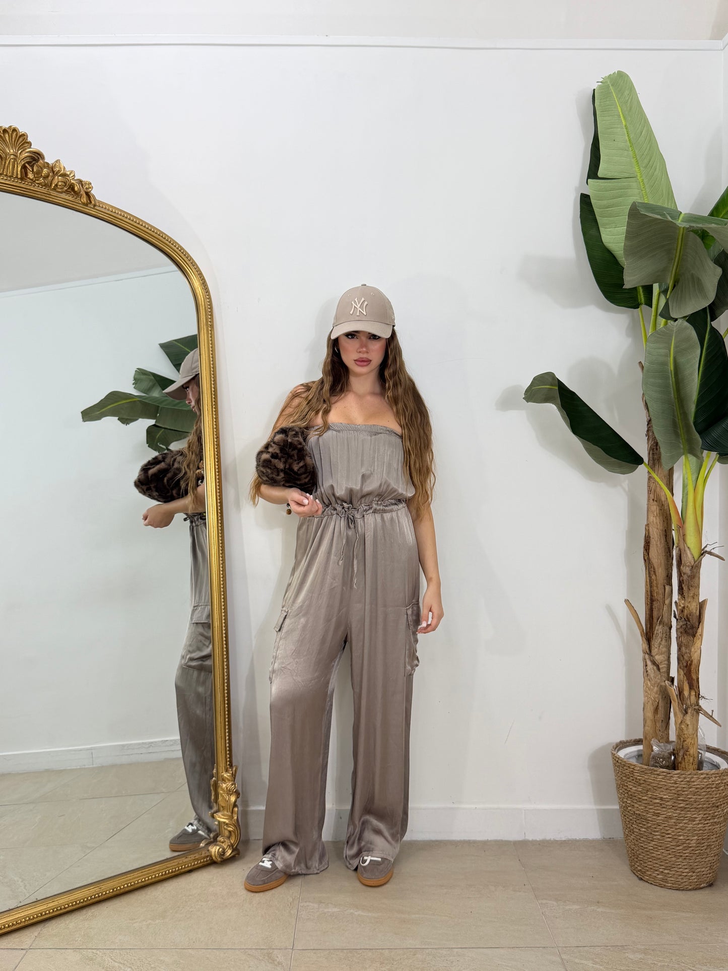 Jumpsuit satin tasconi