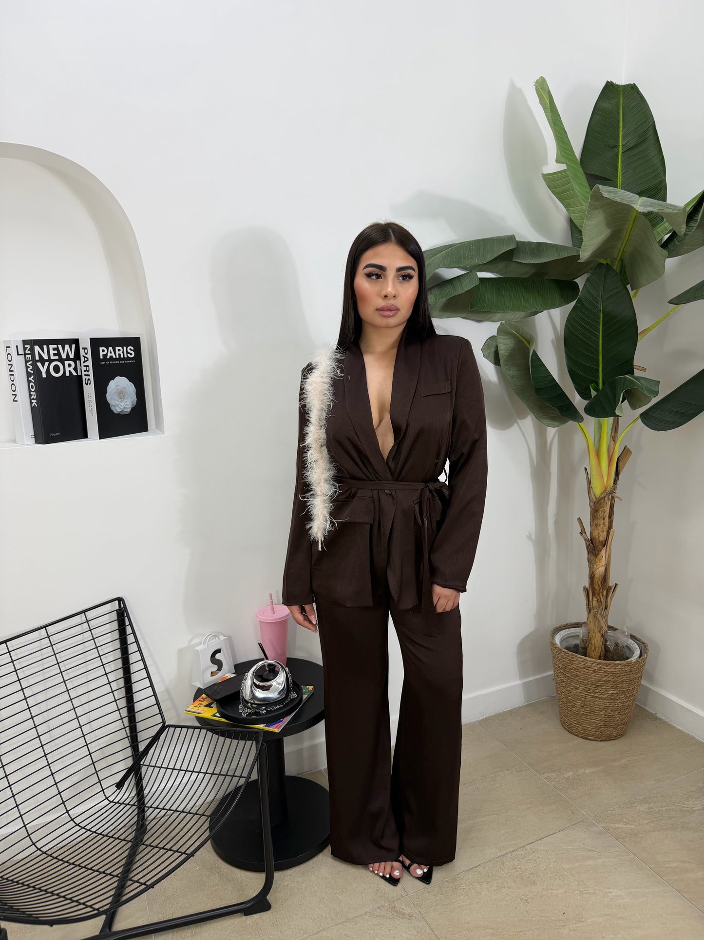 Tailleur plume -87112