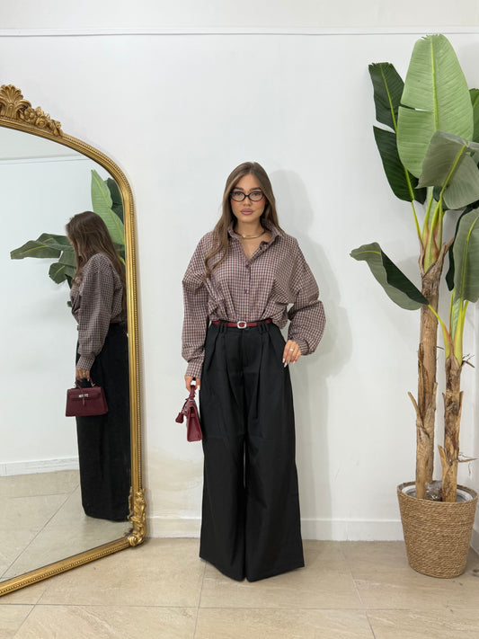 Pantalone palazzo nero -45047