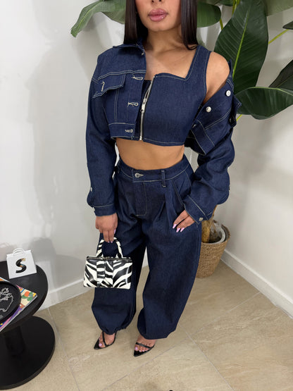 Set denim 3pezzi -206