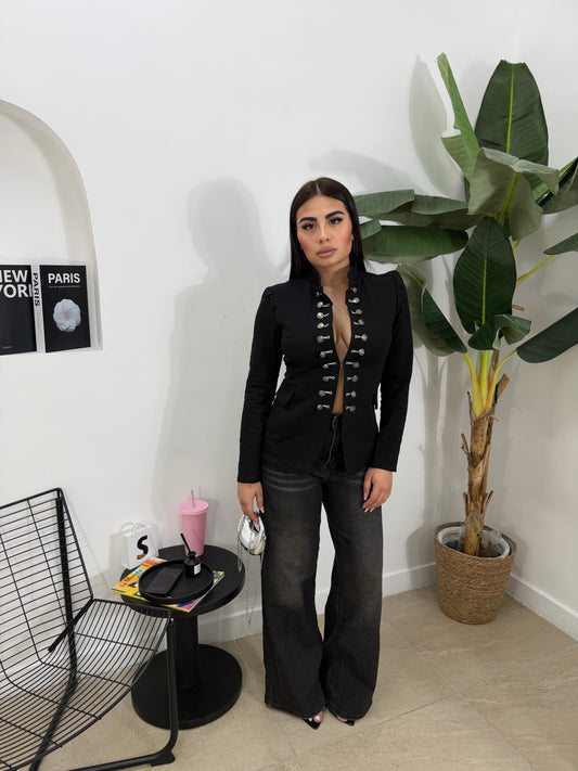 Jeans marys nero -753