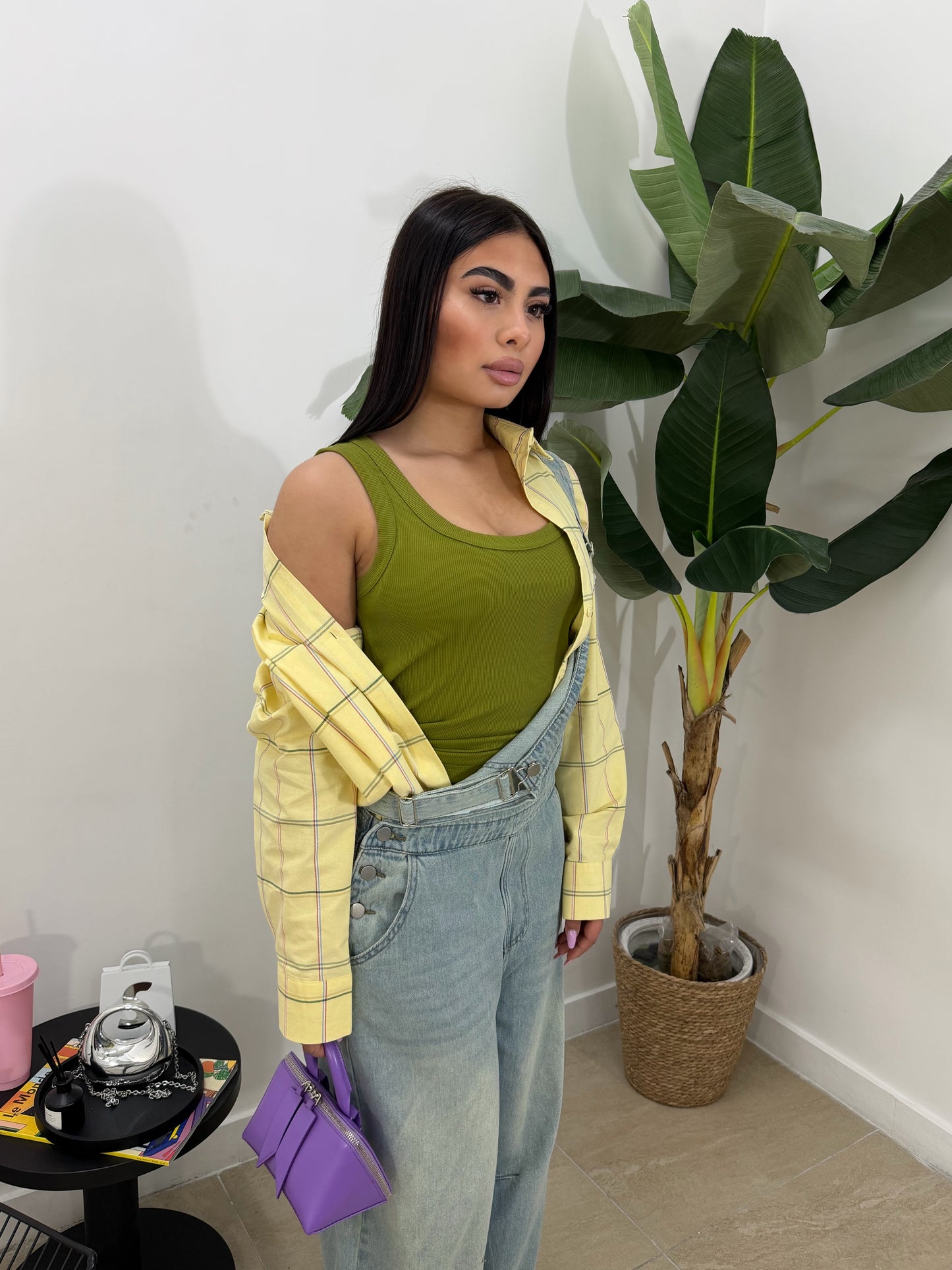 Canotta lumina verde oliva -148A