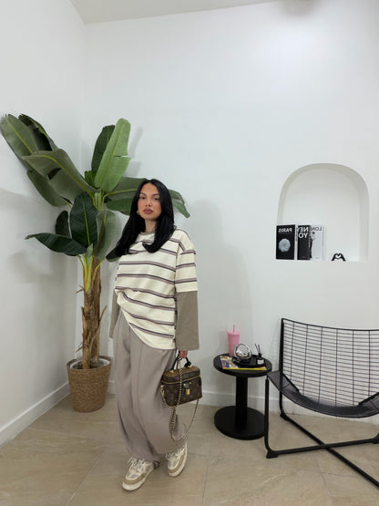 Pantalone ballon fango