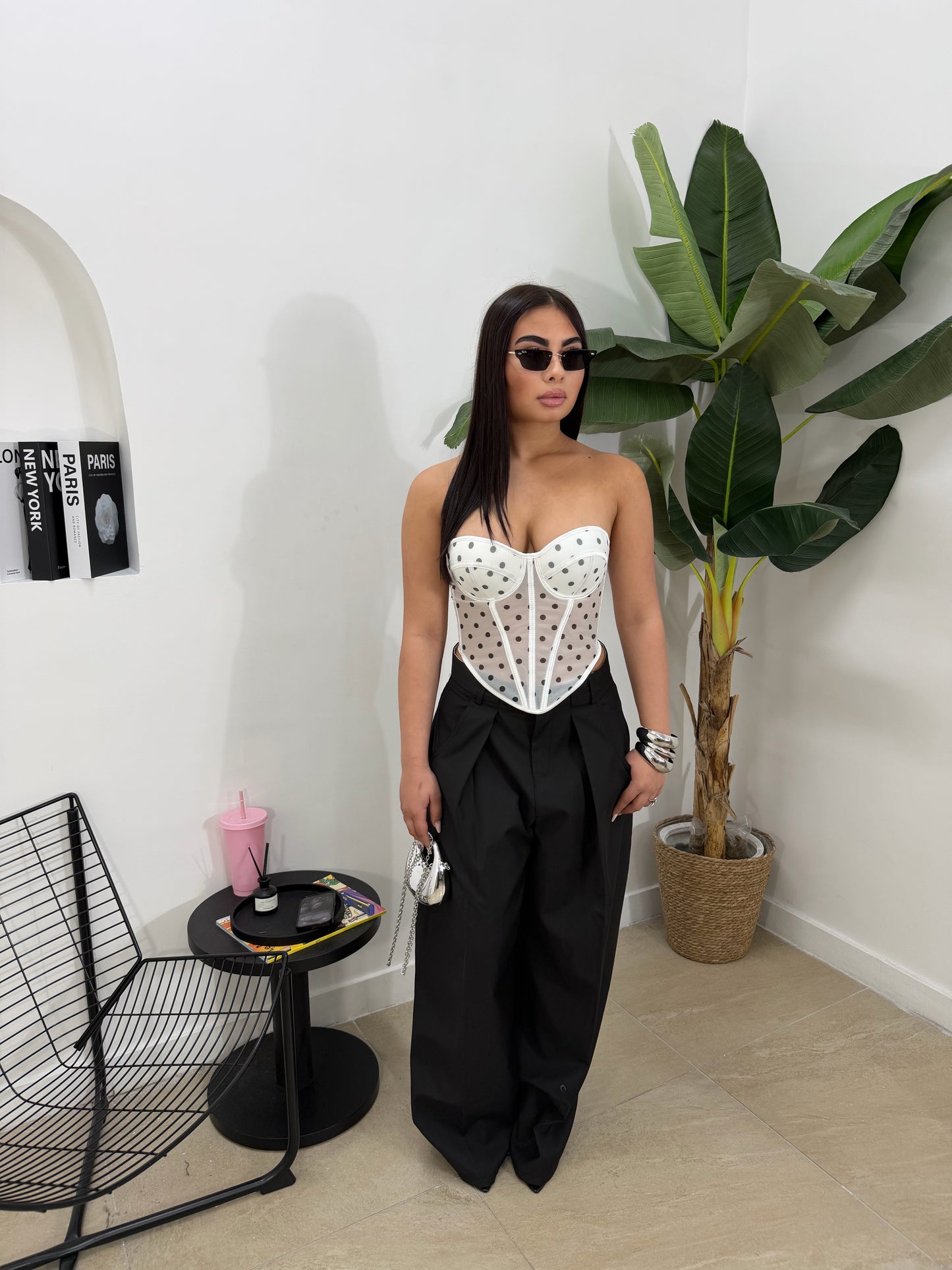 Pantalone Office nero -50266