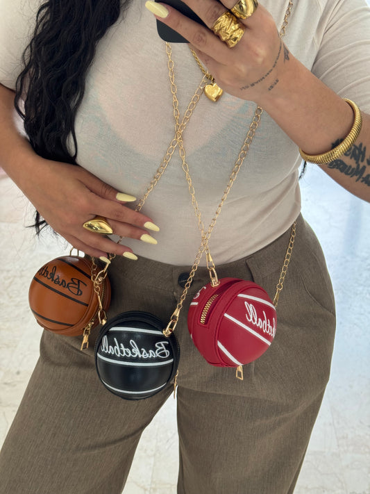 Mini bag basketball nera