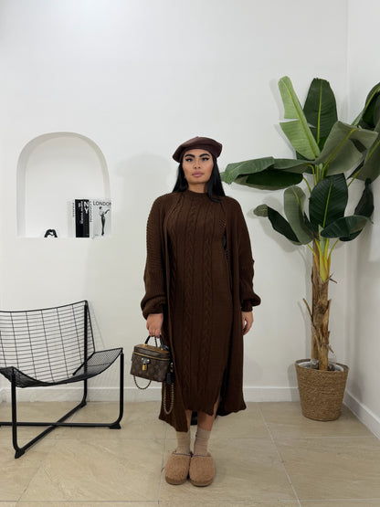 Coordinato TRECCIA in lana