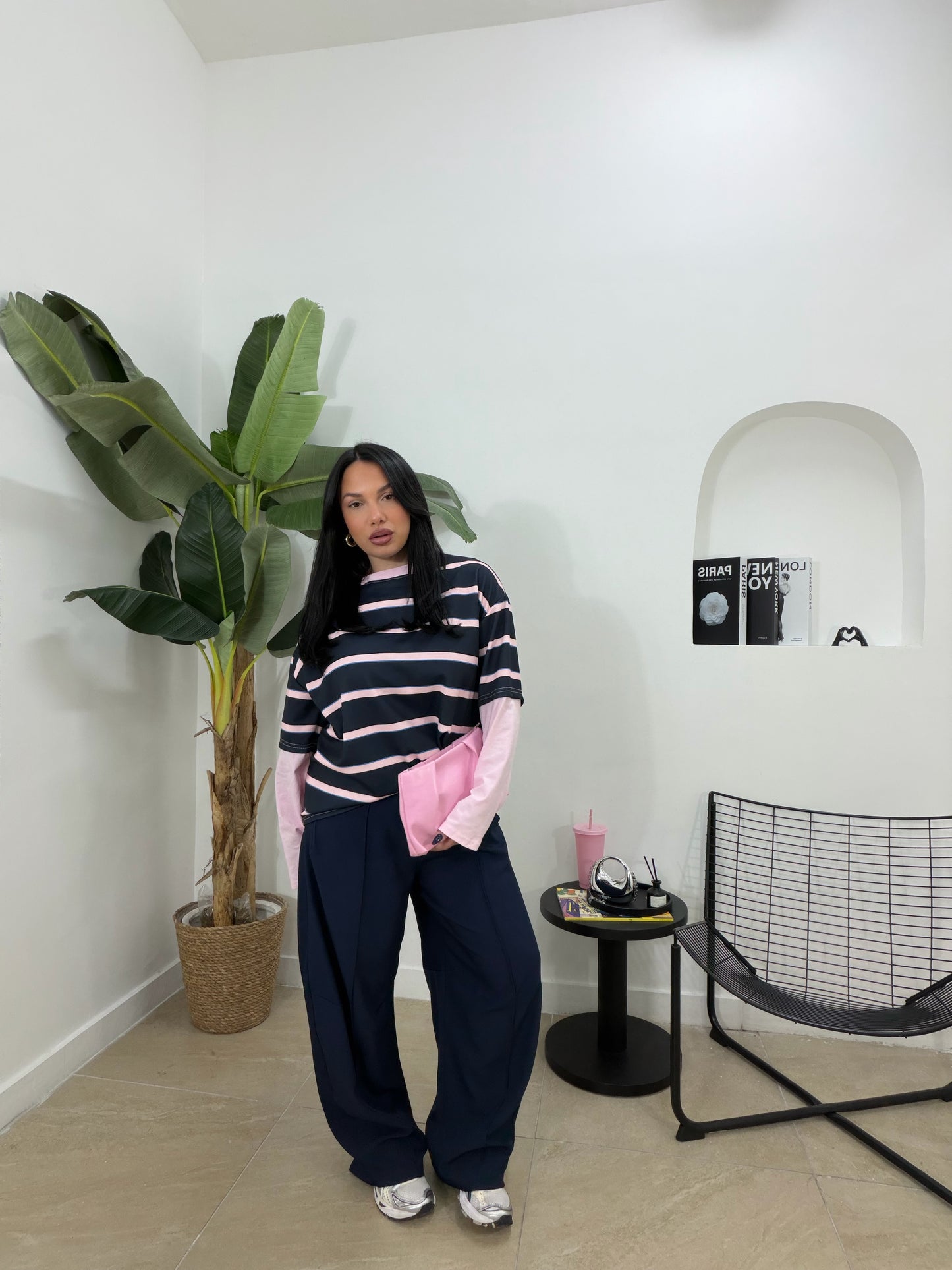 Pantalone ballon blu