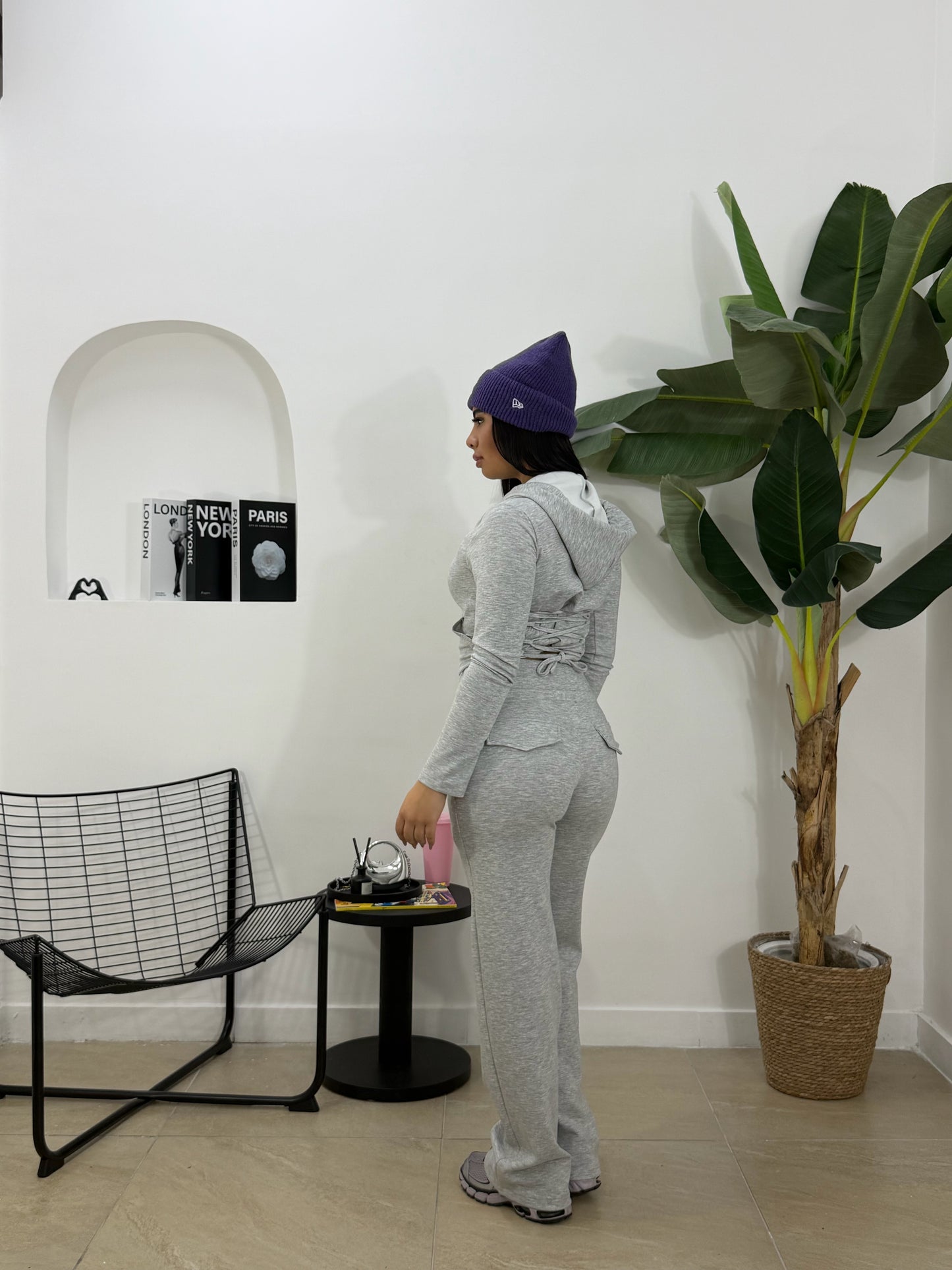 Coordinato tuta stringata  -38356