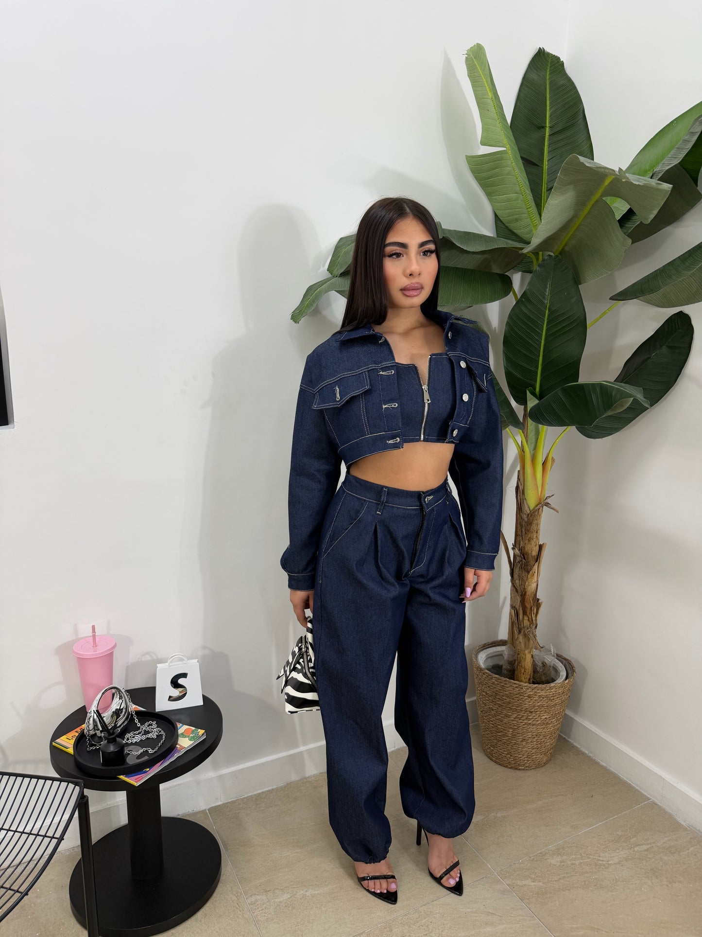 Set denim 3pezzi -206