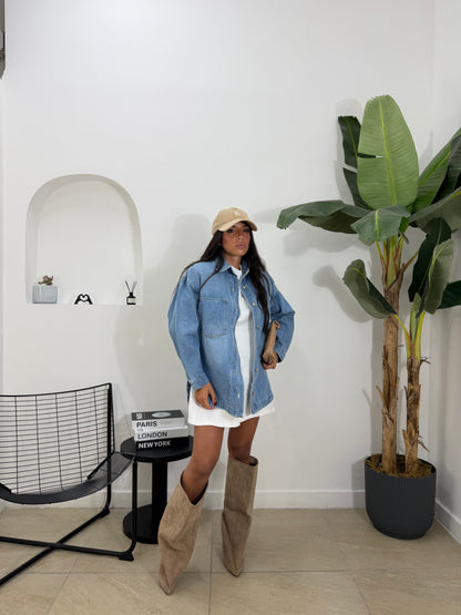 Camicione denim hellen - 556