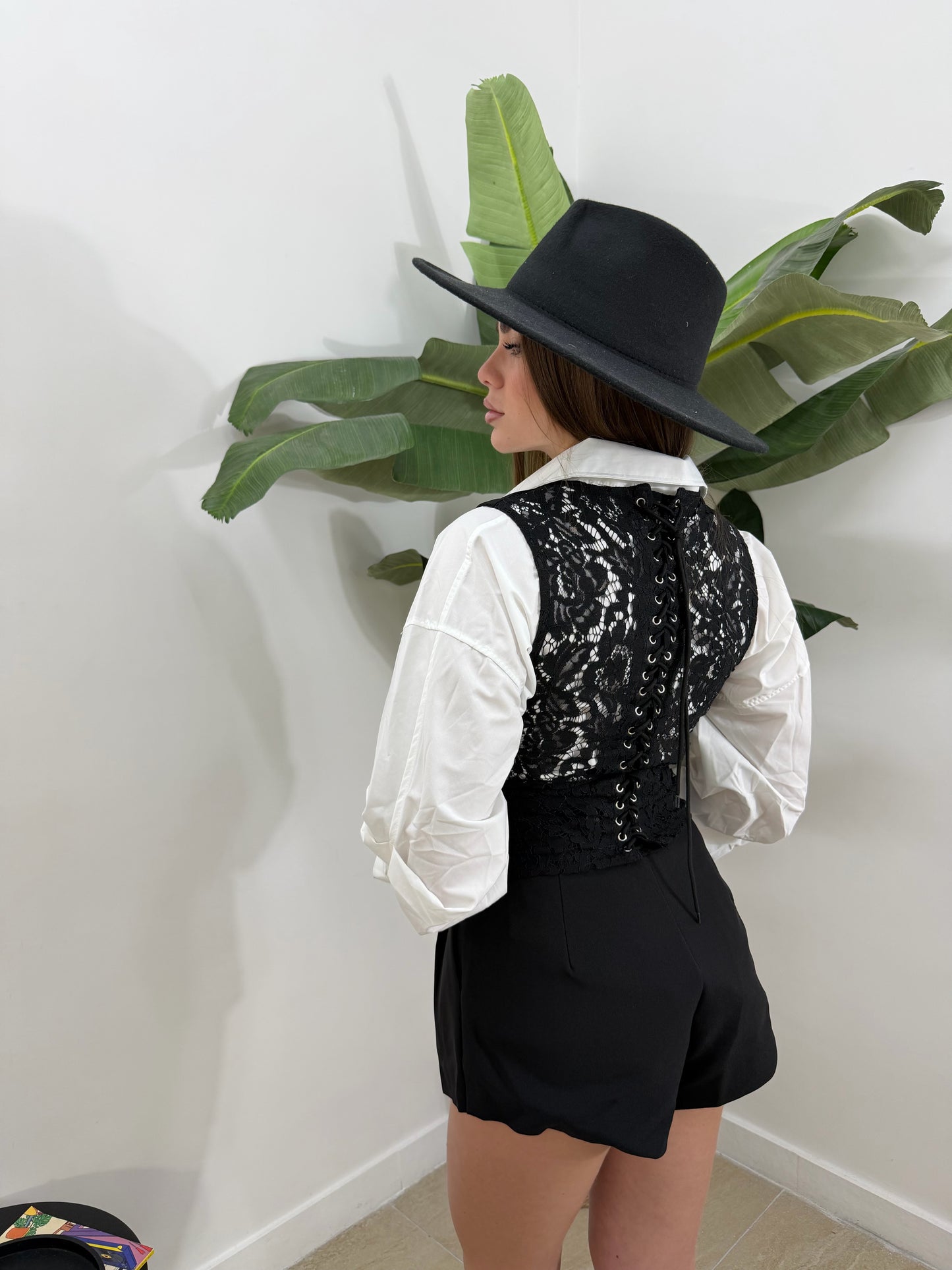 Shorts ballon nero -60231