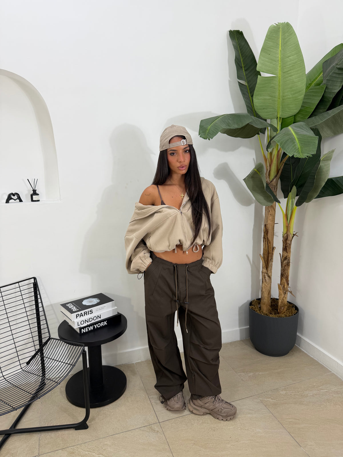 Pantalone pica marrone - 3586