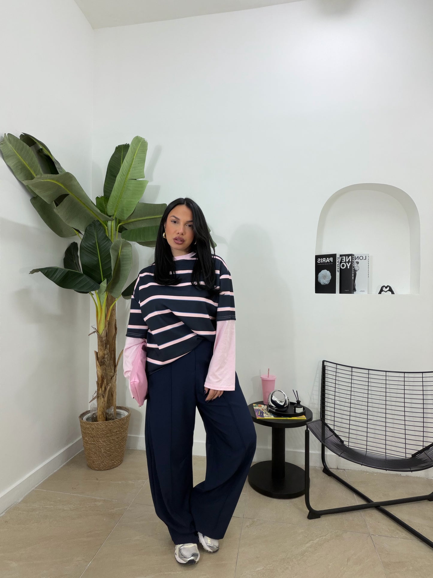 Pantalone ballon blu