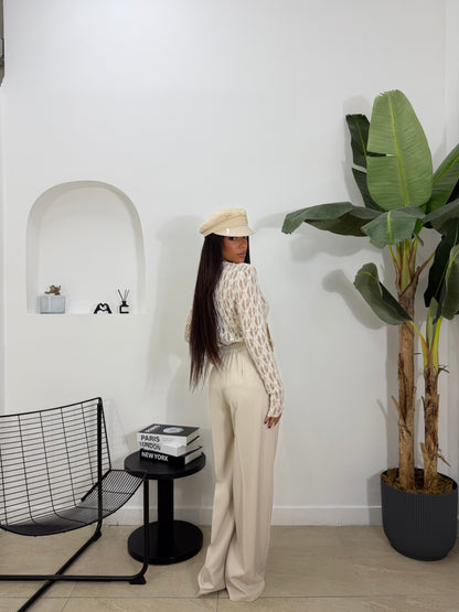 Pantalone Vivian panna - 15592